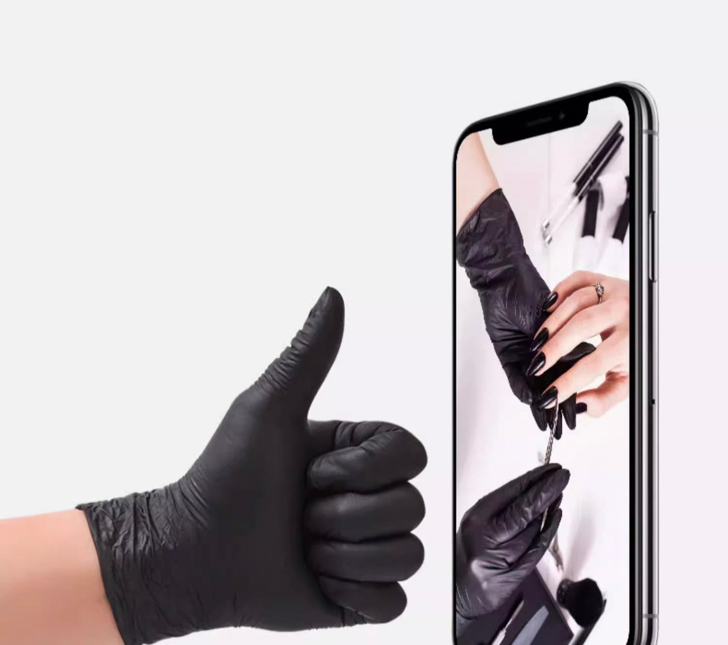 Gants en nitrile jetables - 100 pièces