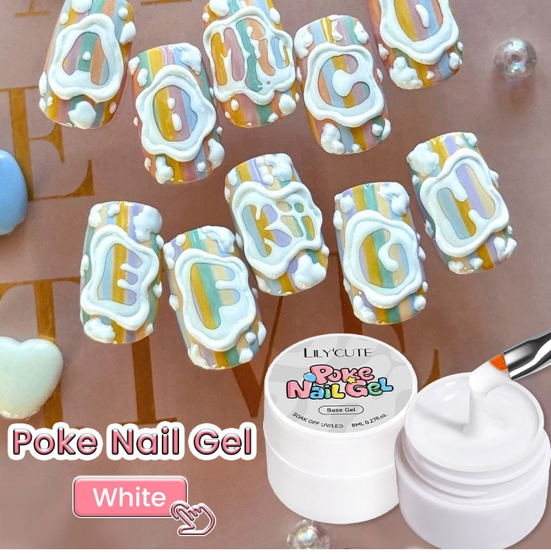 Gel pour Nail Art - Poke Nail Gel système complet
