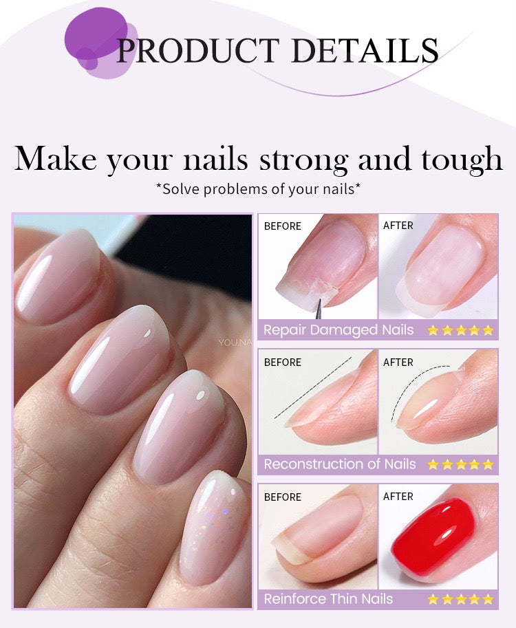 Base gel de gainage - Rubber base renforçante aux fibres