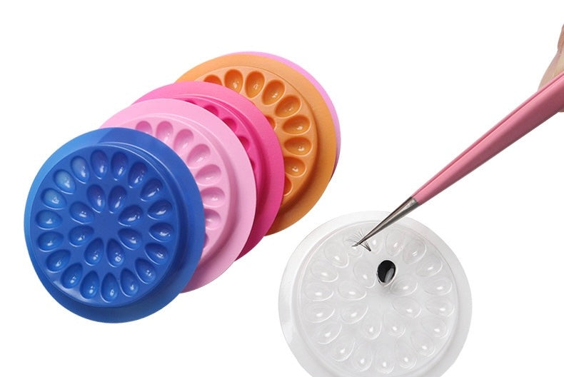 Disques support pour colle extension de cils