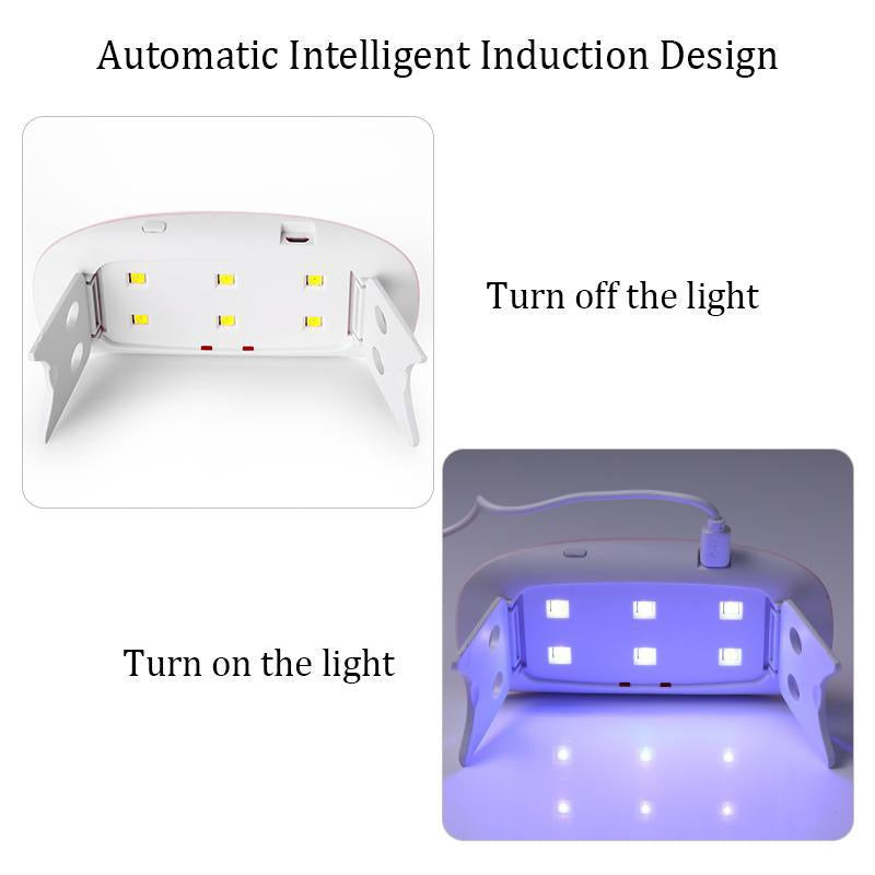 Lampe UV/LED mini 6W séchage gel et semi-permanent