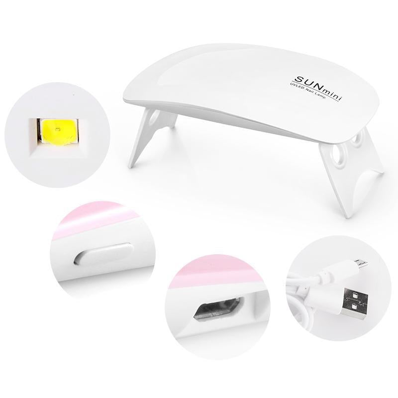 Lampe UV/LED mini 6W séchage gel et semi-permanent