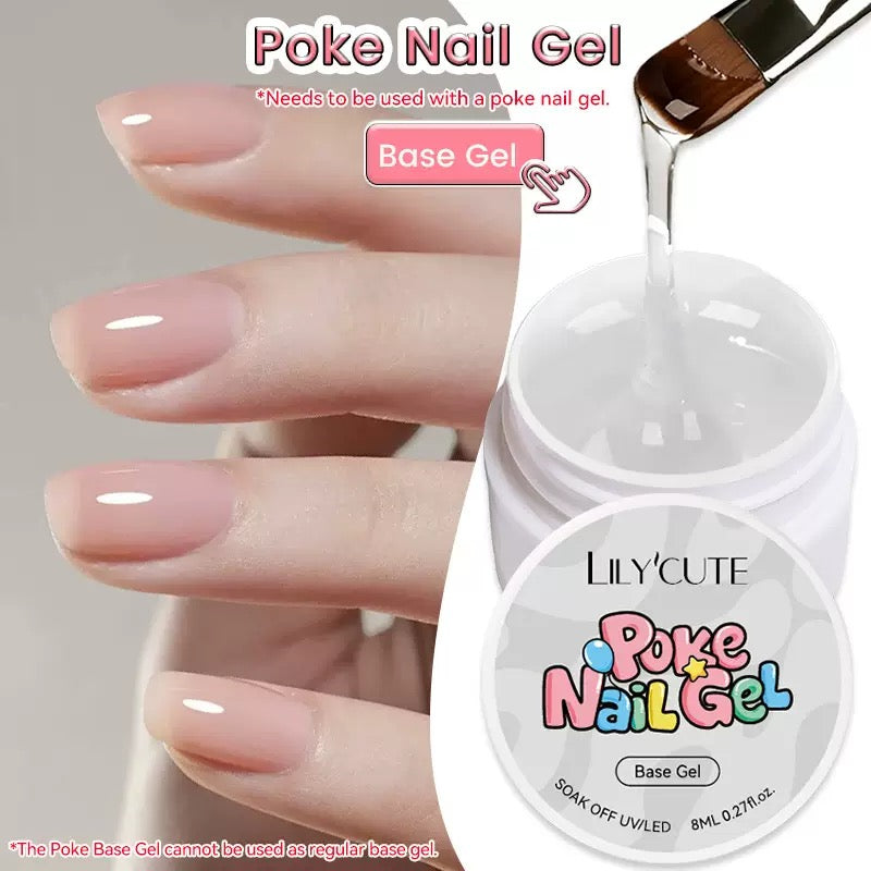 Gel pour Nail Art - Poke Nail Gel système complet