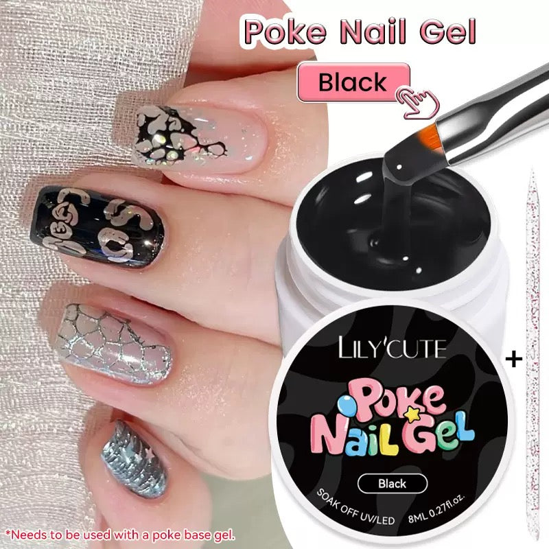 Gel pour Nail Art - Poke Nail Gel système complet