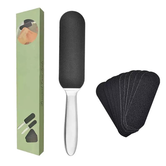 Lime pédicure professionnel double face avec autocollants