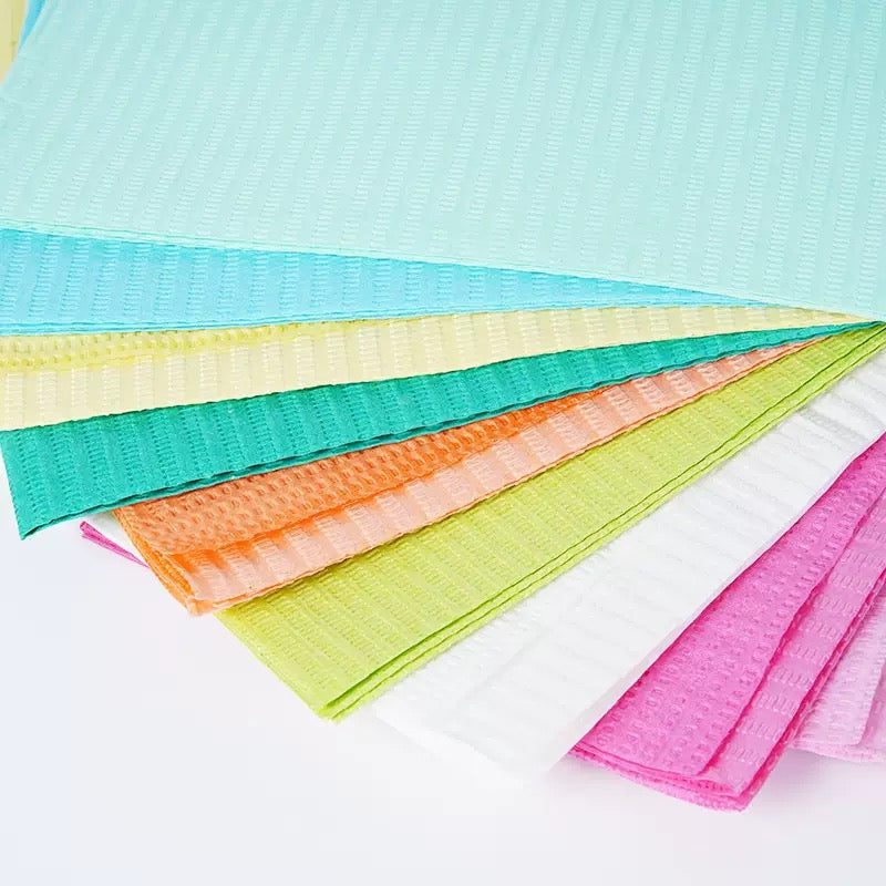 Serviettes de protection jetables coloré imperméable - 125 pièces