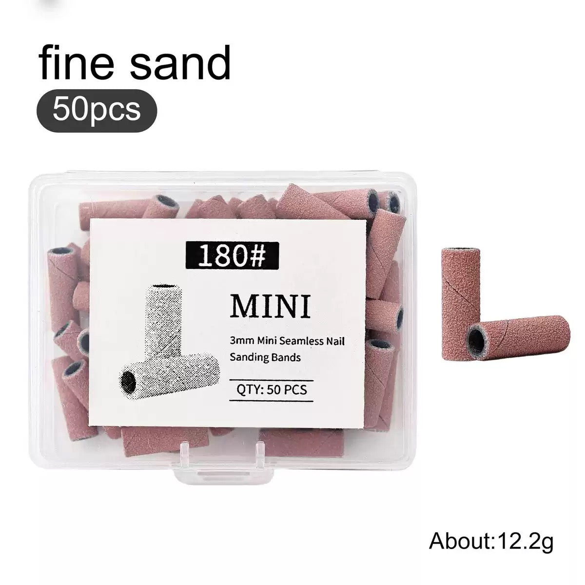 Embouts Emeri pour ongles - 50 pièces