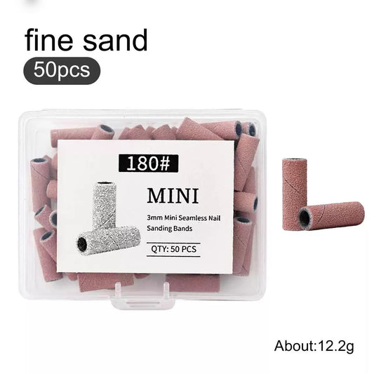 Embouts Emeri pour ongles - 50 pièces