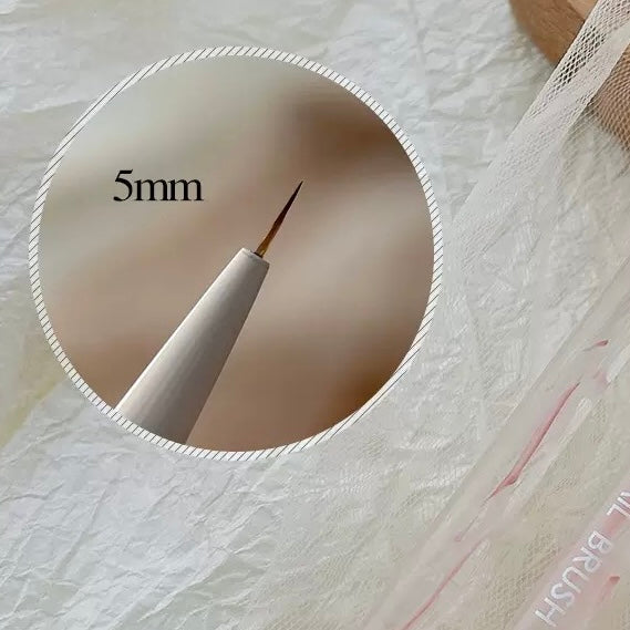 Pinceaux liner-ultra fin pour nail art - 5/7/9/12/18mm