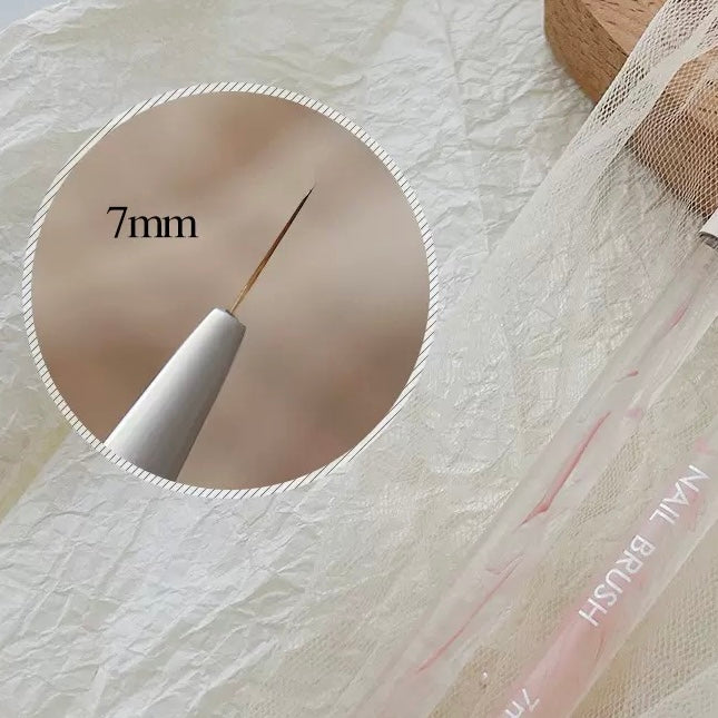 Pinceaux liner-ultra fin pour nail art - 5/7/9/12/18mm