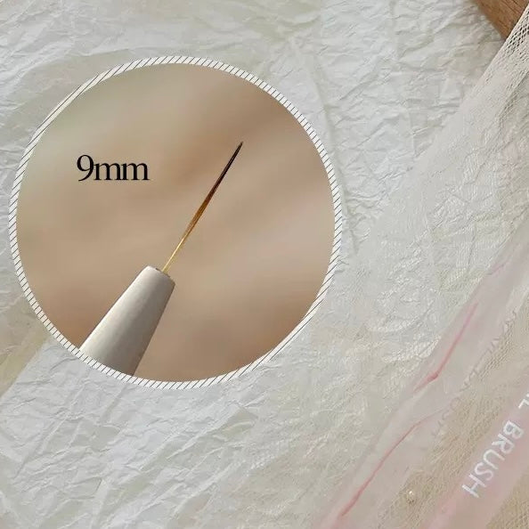 Pinceaux liner-ultra fin pour nail art - 5/7/9/12/18mm