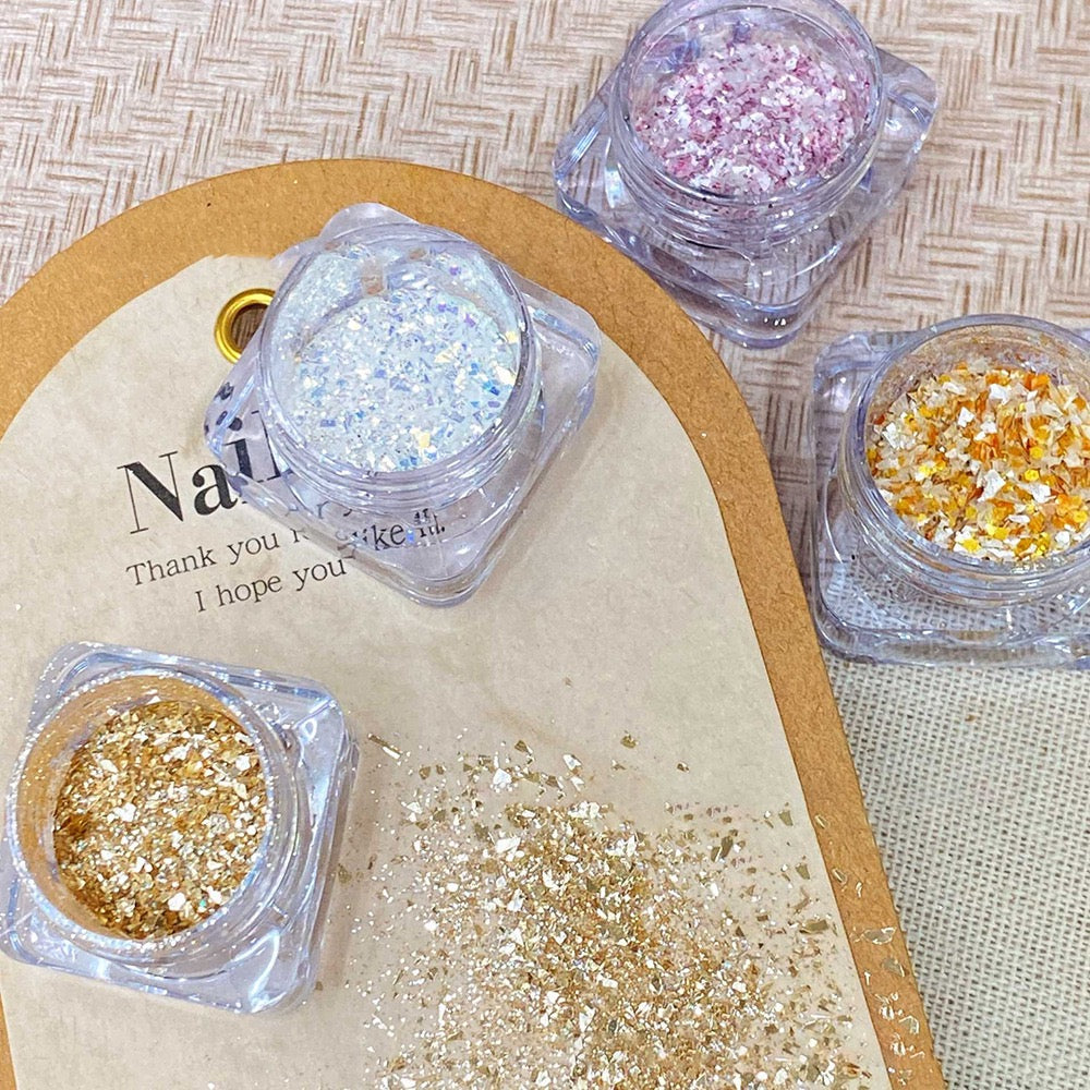 Paillettes en poudre