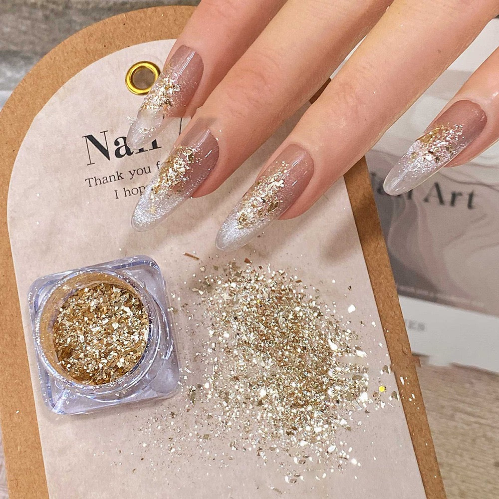 Paillettes en poudre