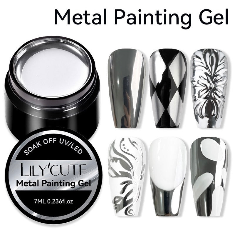Gel painting métal effet miroir finition Chrome