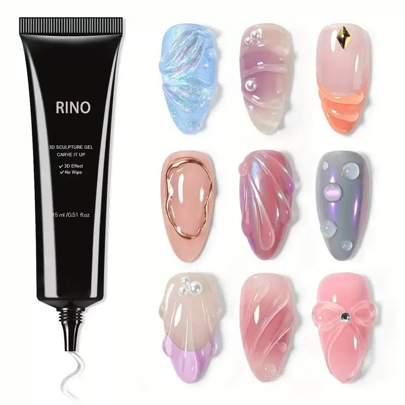 Gel de modelage 3D pour nail art - RINO