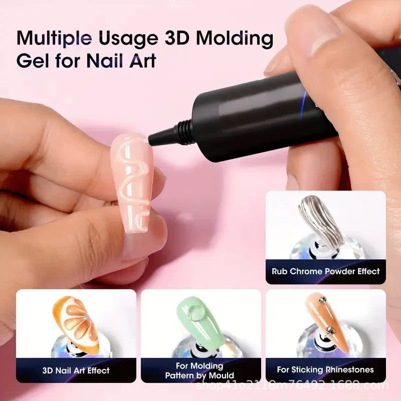 Gel de modelage 3D pour nail art - RINO