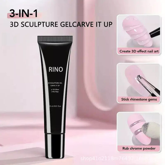 Gel de modelage 3D pour nail art - RINO