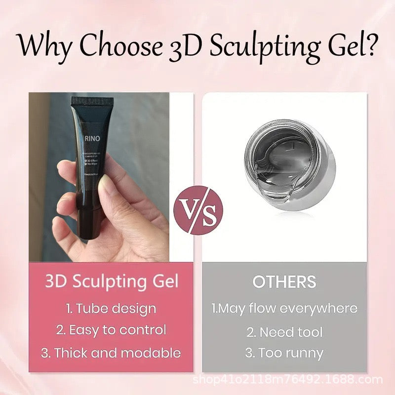 Gel de modelage 3D pour nail art - RINO