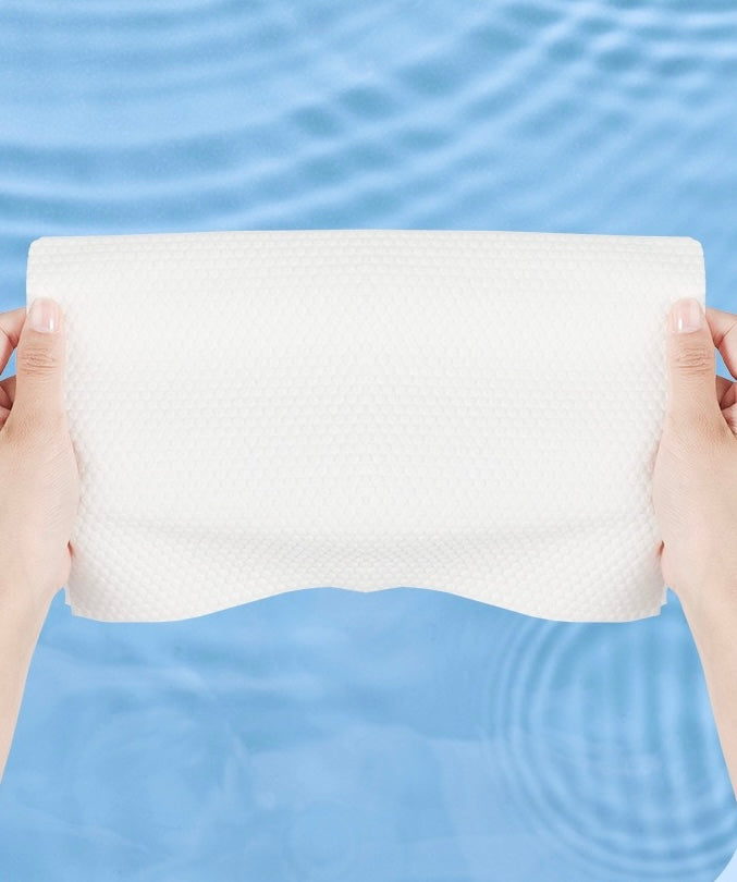 Serviettes visage jetable en coton - 50 pièces - Consommables esthétique professionnelle