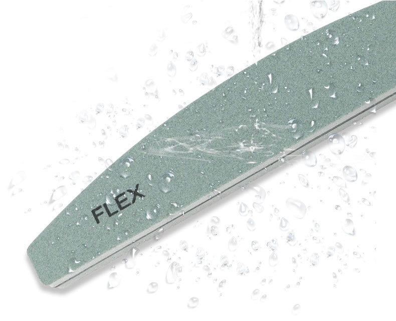 Limes à ongle éponge flex polissoire demi-lune grain 220/180
