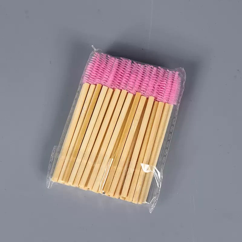 Brosses pour cils et sourcils jetables 50 pièces